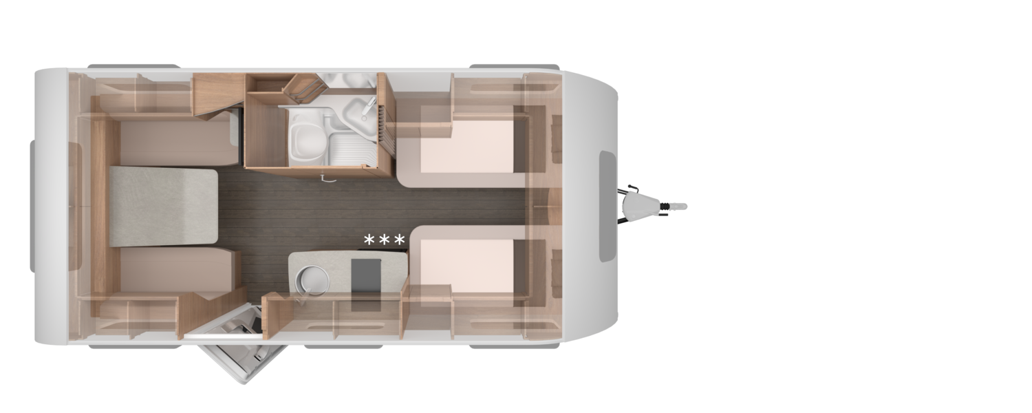 Knaus SÜDWIND BLACK SELECTION 460 EU - Plantegning Knaus SÜDWIND BLACK SELECTION 460 EU - Plantegning