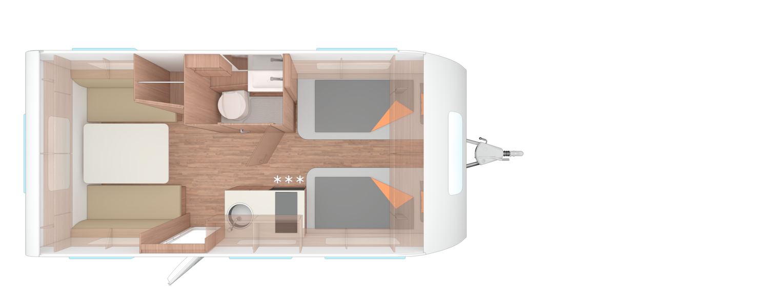 Weinsberg CaraLife 470 EU - Plantegning Weinsberg CaraLife 470 EU - Plantegning