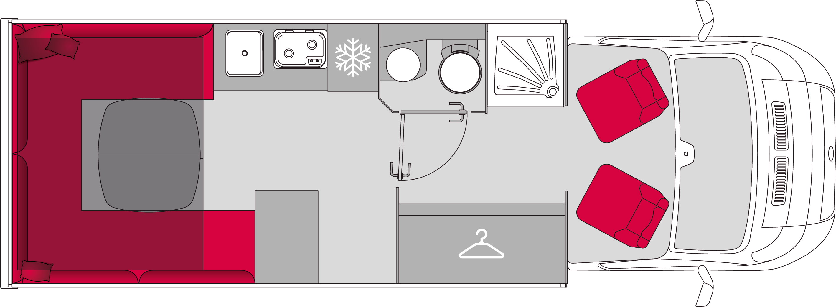 Pilote Pacific Expression P720U - Plantegning Pilote Pacific Expression P720U - Plantegning