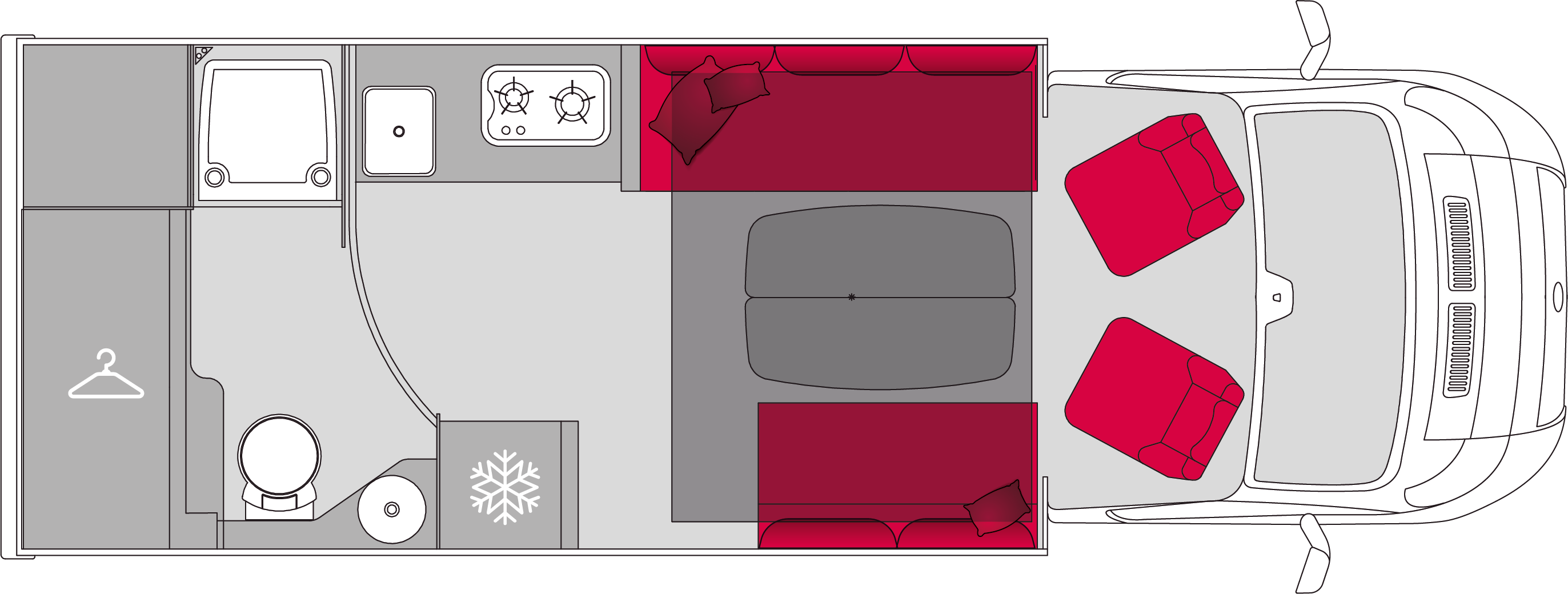 Pilote Pacific Expression P690D - Plantegning Pilote Pacific Expression P690D - Plantegning