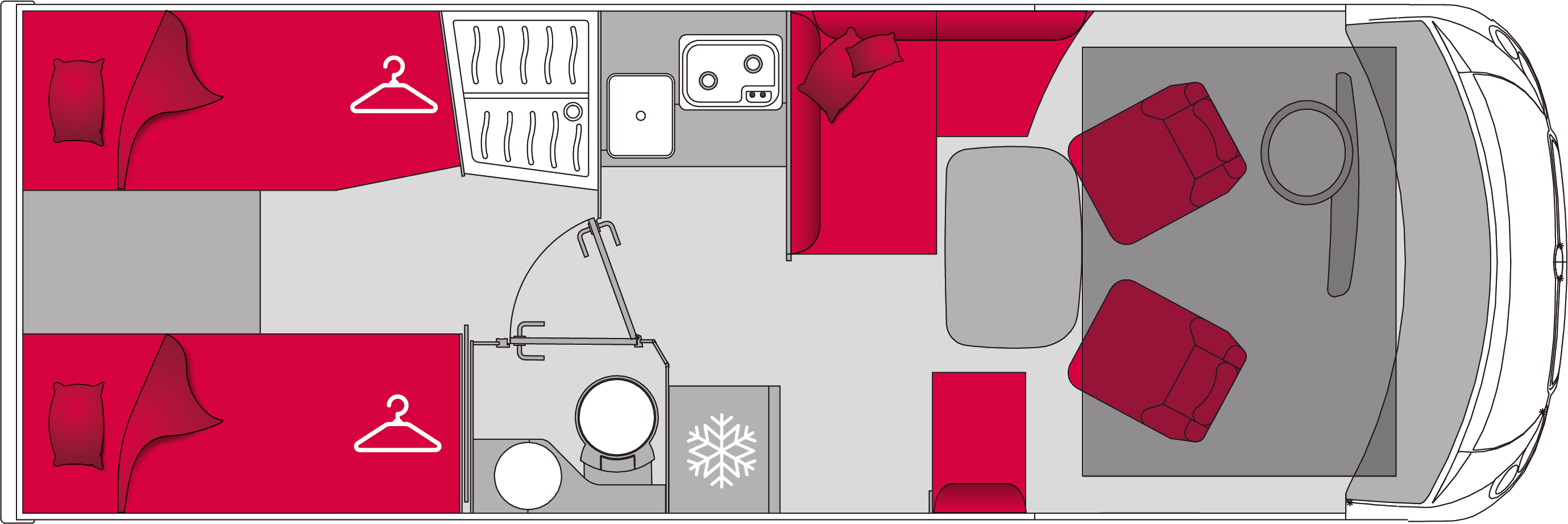 Pilote Galaxy Expression G690GJ - Plantegning Pilote Galaxy Expression G690GJ - Plantegning