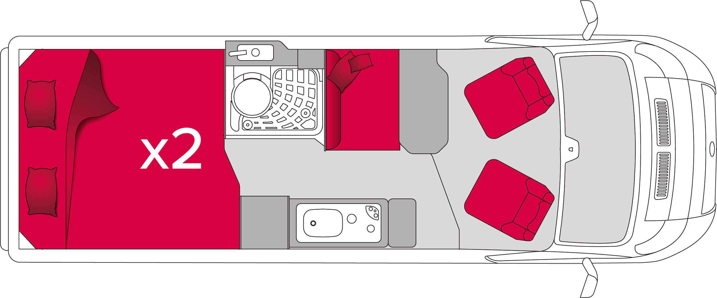 Pilote Vega Expression V630S - Plantegning