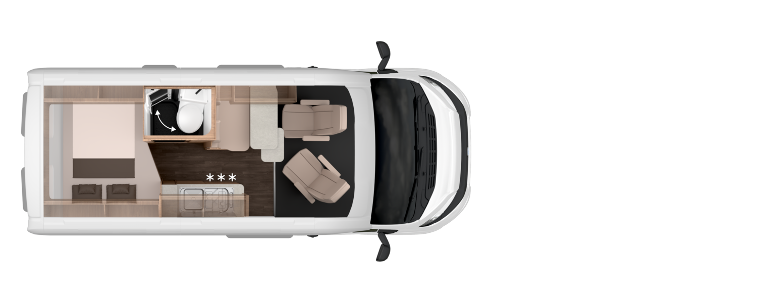 Knaus BOXLIFE PLATINUM SELECTION 540 MQ - Plantegning Knaus BOXLIFE PLATINUM SELECTION 540 MQ - Plantegning