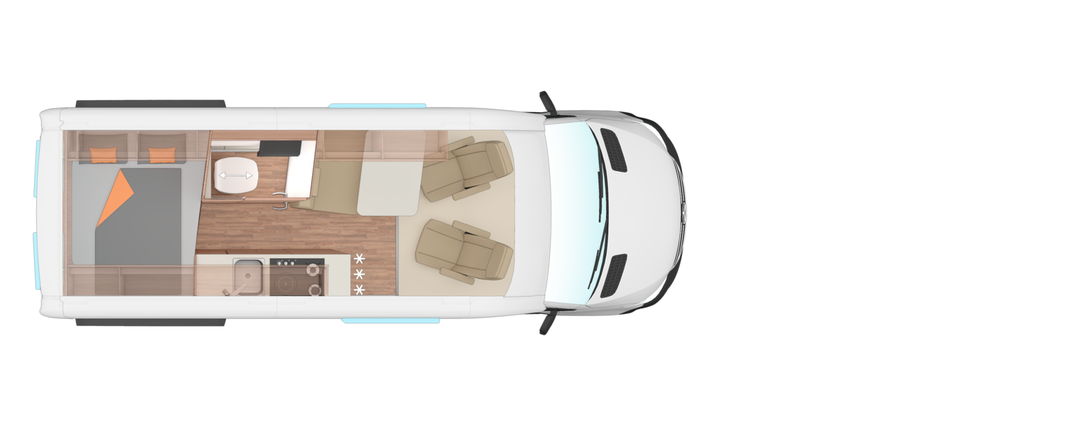Weinsberg X-PEDITION 600 MQ - Plantegning Weinsberg X-PEDITION 600 MQ - Plantegning